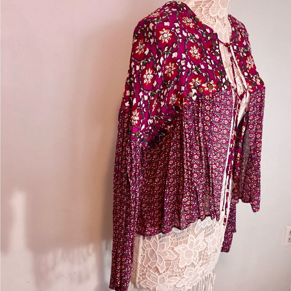 Free People Boho Jacket Floral - Picture 2 of 9